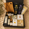 Italian Charcuterie Board Gift with Salami, Cheese & Olive Oil
