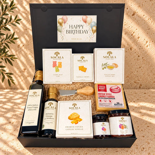 Birthday Smoked Gouda & Fig Celebration Gift Box